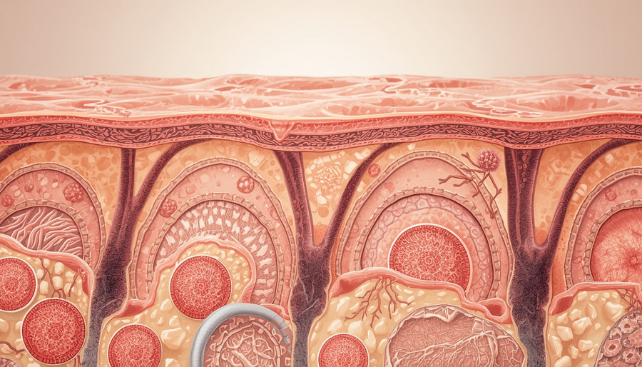 Fullerene-C60/liposome complex: Defensive effects against UVA-induced damages in skin structure, nucleus and collagen type I/IV fibrils, and the permeability into human skin tissue.
